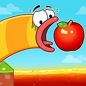 Apple Worm online game cover on Gamefunday