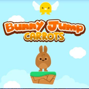 Bunny Jump Carrots online game cover on Gamefunday