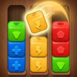 Coloe Block Sort online game cover on Gamefunday